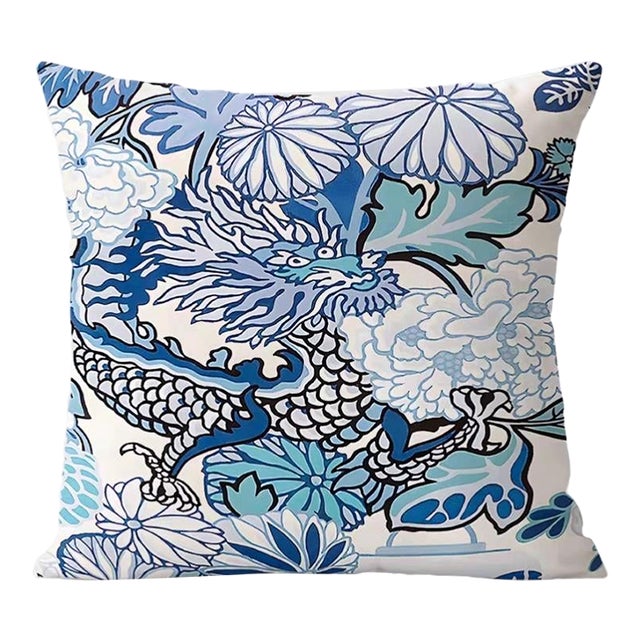 Blue Dragon Playing With Flowers · Dancer Reflecting Melody For Sale