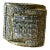 14k Yellow Gold Diamond Cocktail Ring For Sale