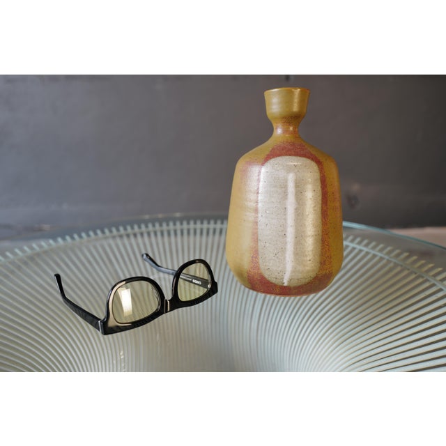 Japanese Ceramic Pottery Vase For Sale - Image 13 of 13