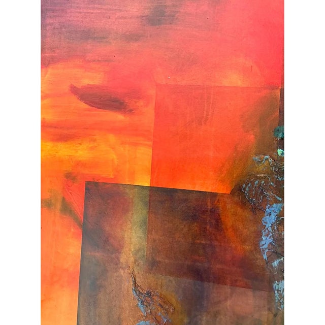 Vintage Abstract Expressionist Oil Painting on Canvas For Sale - Image 13 of 13