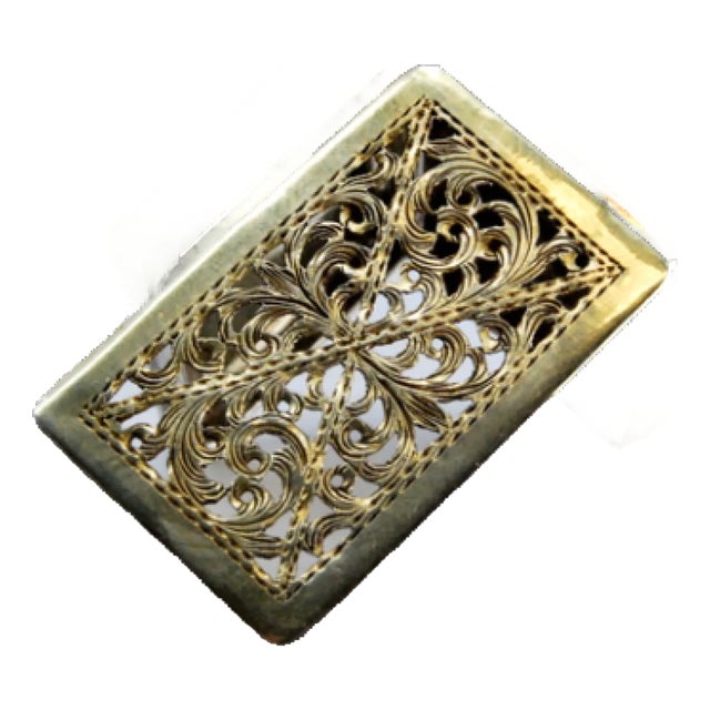 George IV Silver and Gold Vinaigrette Box with Friezes and Reliefs For Sale