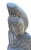 Pair Monumental Antique 48" Solid Stone Chinese Court Lady Figure Statues Tang Style For Sale - Image 15 of 18