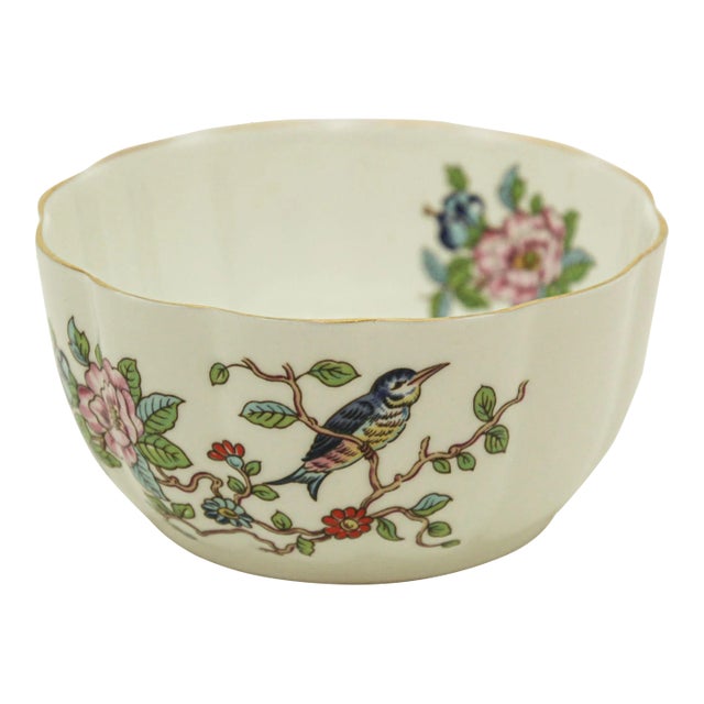 Vintage Aynsley Fine English Bone China Small Serving Bowl For Sale