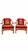 Chinoiserie Pair of Vintage Chinese Ming-Style Horseshoe Armchairs in Solid Wood, Hong Kong For Sale - Image 3 of 12