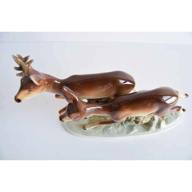 Ceramic Vintage Porcelain Sculpture from Royal Dux, 1960s. For Sale - Image 7 of 9