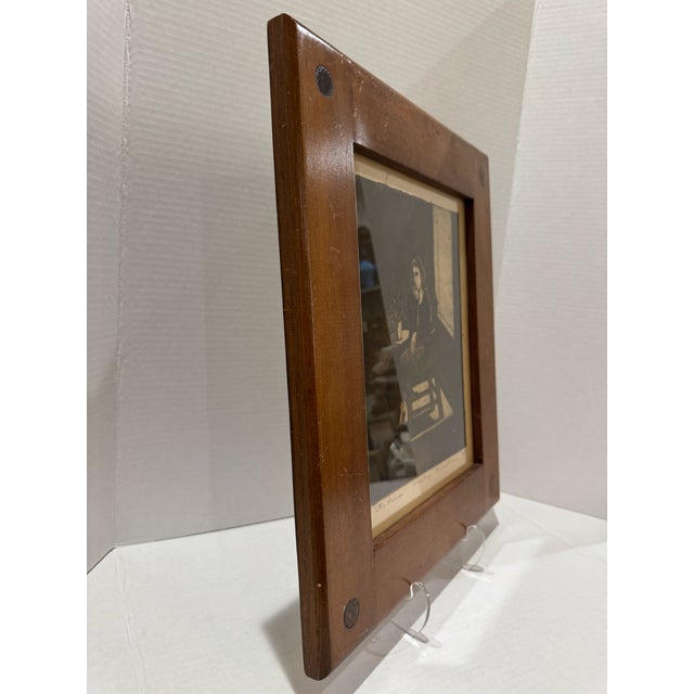 Late 20th Century Signed Original Print "Motherhood" Barbara Shannon Edition 7/8 Expressionist Figural Framed 14x11 For Sale In Atlanta - Image 6 of 8