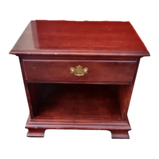 Vintage Mid 20th Century Cherry Nightstand RDV For Sale