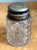 Antique Monogrammed Metal Topped Glass Vanity Jar For Sale - Image 12 of 18
