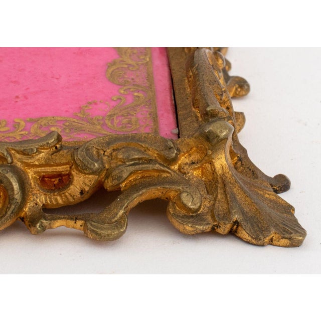 Rococo Style Porcelain & Gilt Bronze Inkwell For Sale In New York - Image 6 of 10