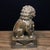 Pair of Vintage Bronze Guardian Lion Statues on Decorative Bases For Sale In Los Angeles - Image 6 of 9