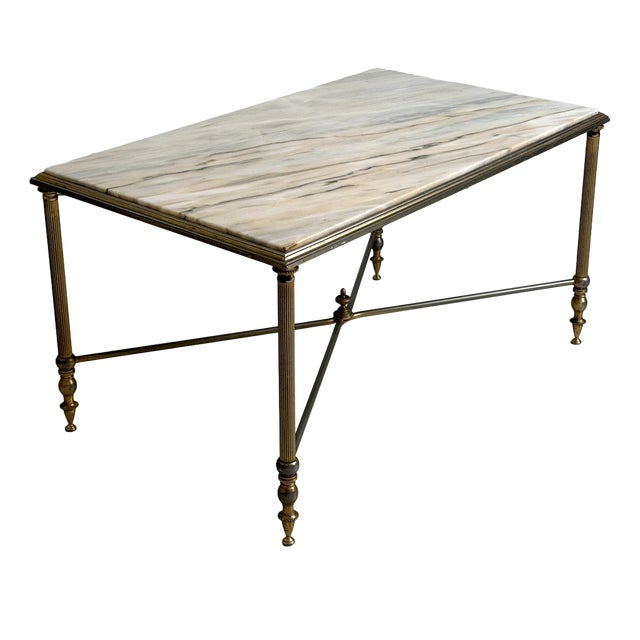 Vintage Neoclassical Coffee Table, 1970s For Sale