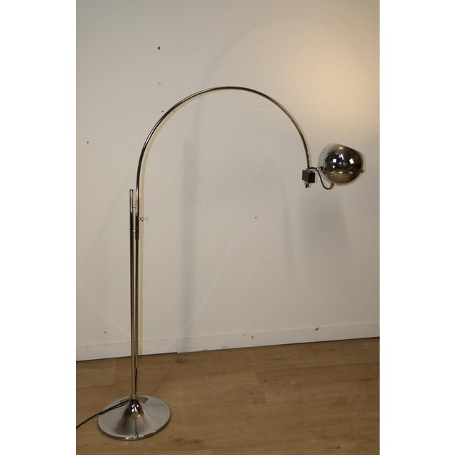 Vintage Space Age Arc Floor Lamp from Gepo, 1970s For Sale - Image 12 of 18