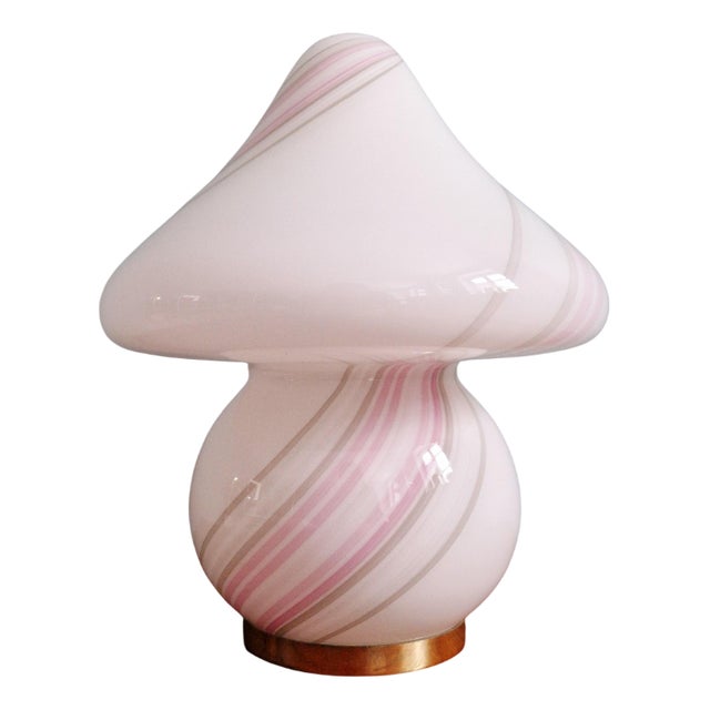 Mushroom Lamp in Murano Glass, 1970s For Sale