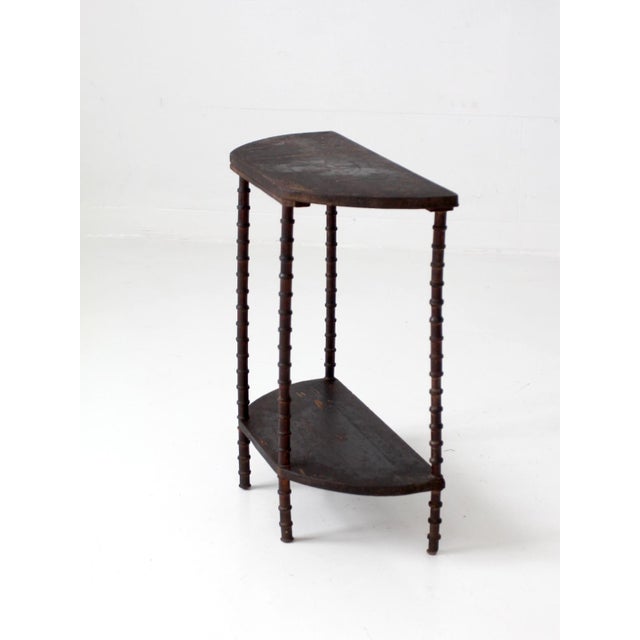 Antique Primitive Folk Art Spool Table For Sale - Image 17 of 17