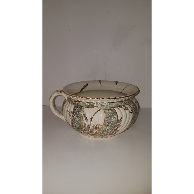 Vintage ceramic "Beatrice" planter. Exquisite butterfly w/ Gold gild floral design. This planter is unique and rare, one...