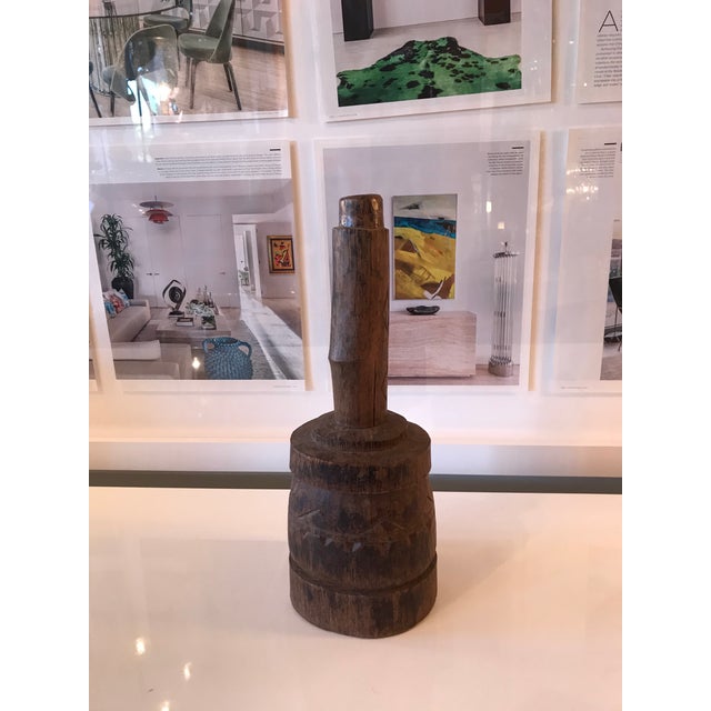 Primitive Carved Wood Implement For Sale - Image 9 of 9