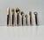 Mid-Century Modern Modern Danish Brass and Teak Cutlery Dinner Set for 12 from Carl Cohr, 1960s, Set of 56 For Sale - Image 3 of 9