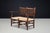 French Patinated Beech and Rush 2-Seat Bench, France, 1950s For Sale - Image 3 of 11