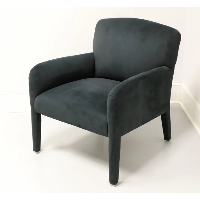 Contemporary Classic Gallery Contemporary Beau Green Velvet Club Chair For Sale - Image 3 of 10