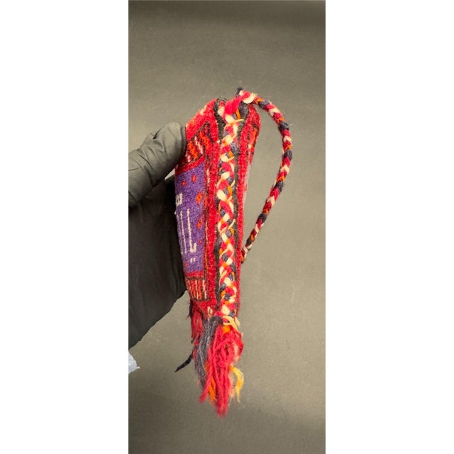 Asian Style Antique Tailsman Bag, Medicine Bag, Textile Pouch For Sale - Image 4 of 8