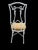 Metal Restored Set Vintage Aesthetic Chinoiserie Faux Bamboo Cast Metal Dining Chairs 8 For Sale - Image 7 of 7