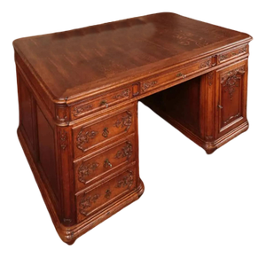 Large Partner Liège Desk in Oak