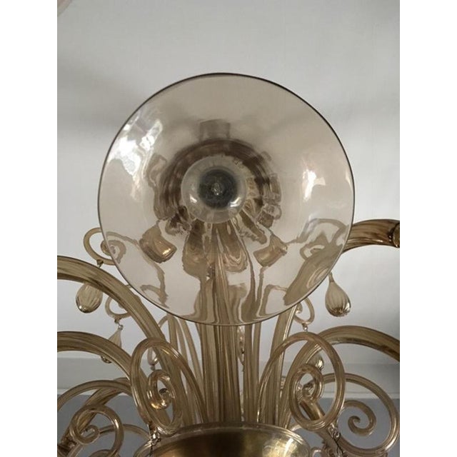 Mid-Century Modern Murano Blown Glass Chandelier, Italy, 1960s For Sale - Image 6 of 18