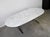 Carrara Marble Dining Table With Stainless Steel Base by Nicos Zographos For Sale - Image 10 of 12