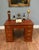 Wood Military Campaign Pedestal Desk in Mahogany, 1880 For Sale - Image 7 of 15