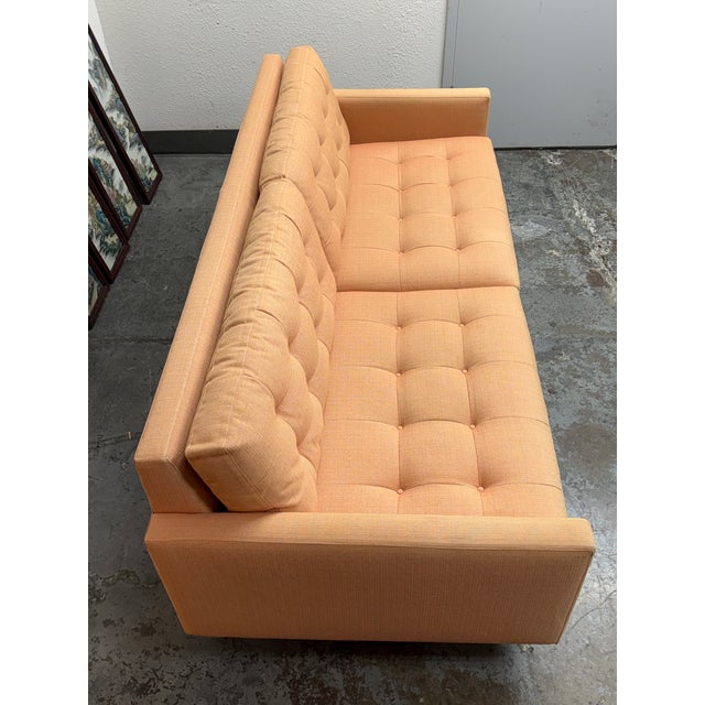 2010s Crate & Barrel Petrie Midcentury Sofa For Sale - Image 5 of 12