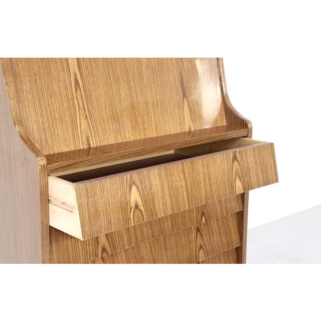 Brown Scandinavian Secretaire in Teak, 1960s For Sale - Image 8 of 11