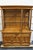 Late 20th Century Thomasville Furniture / Huntley Homecoming Collection Solid Oak Rustic Country Style 58" Buffet W. Lighted Display China Cabinet 43821-120 / 43821-320 For Sale - Image 5 of 15