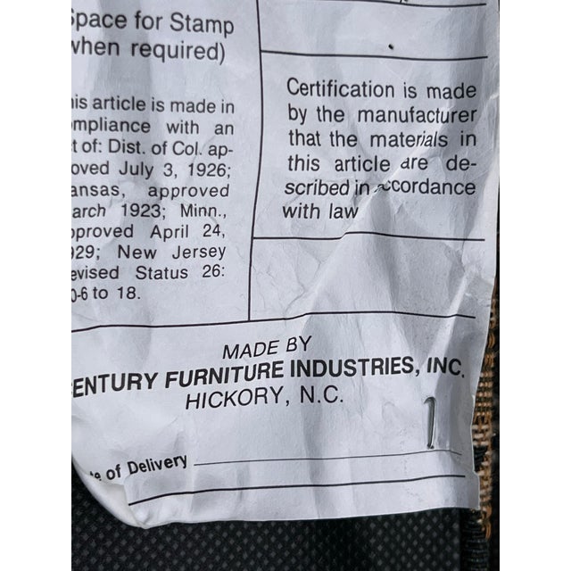 Century Furniture Chippendale Style Carved Mahogany Armchairs With Ball & Claw Feet a Pair For Sale - Image 11 of 11
