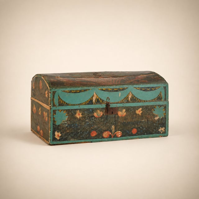 Folk Art Norman Wedding Boxes, France, 1890, Set of 6 For Sale - Image 5 of 10