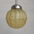 1930s Art Deco Pendant Lamp with Glass Globe and Sleek Geometric Decoration, 1930s For Sale - Image 5 of 16