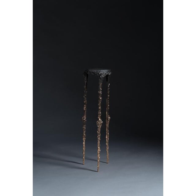 Contemporary Small Shes Lost Control Pedestal in Cast Bronze by William Guillon For Sale - Image 3 of 17