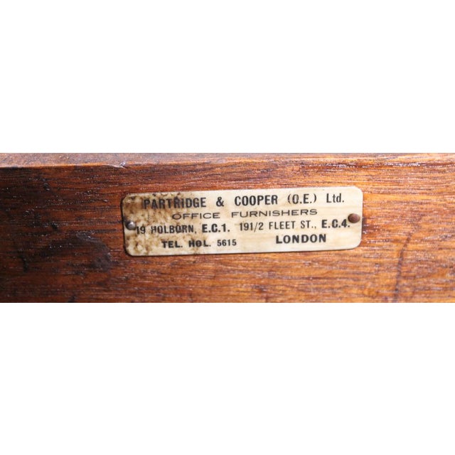 Small Mahogany Pedestal Desk, 19th Century For Sale - Image 10 of 11