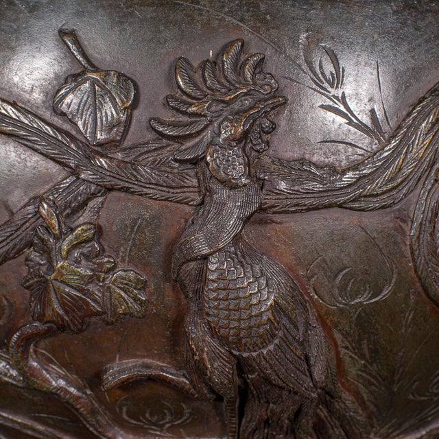 1850's Antique Jardiniere Bowl For Sale - Image 10 of 12