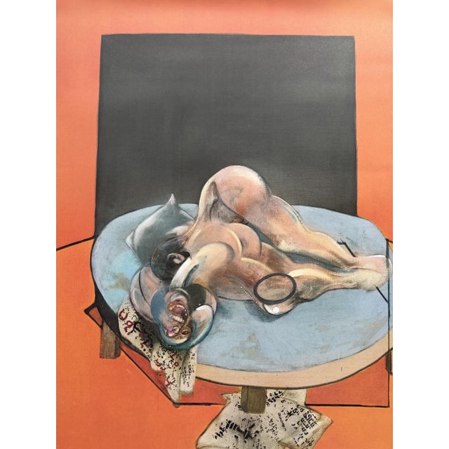 Paper Vintage Exhibition Poster Marlborough Gallery by Francis Bacon, 1980 For Sale - Image 7 of 10