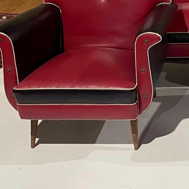 Vintage Sofa and Lounge Chairs, Set of 3 For Sale - Image 3 of 6