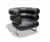 Bibendum Black Leather Chair by Eileen Gray, 1980s For Sale - Image 6 of 9
