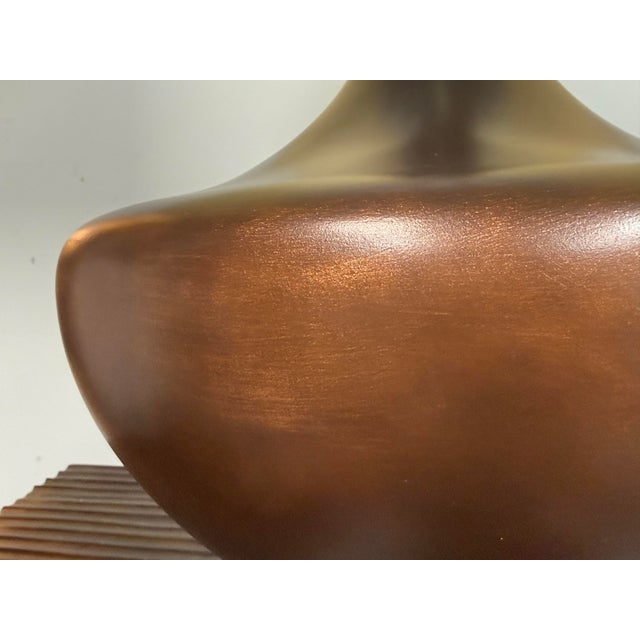 Crate & Barrel Ceramic Table Lamp For Sale - Image 9 of 12