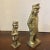 Pair of vintage brass "salty dog" fisherman figurines. Great vintage condition, minor patina.