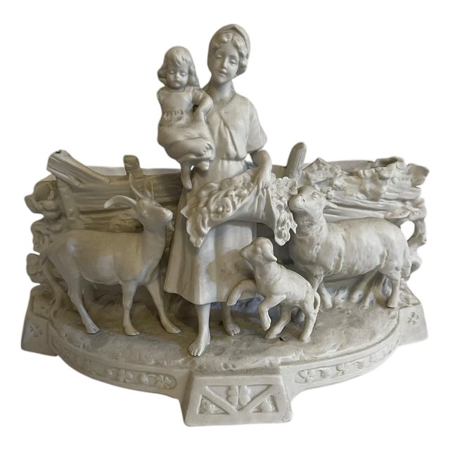 Biscuit Ceramic Composition, 20th Century For Sale