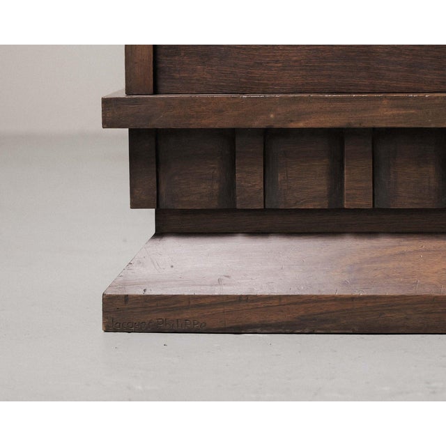 Art Deco Walnut Sideboard by Jacques Philippe, France, 1930s For Sale - Image 17 of 18