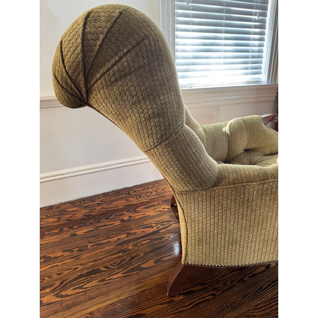 Traditional Stickley Furniture Leopold's Chair & Ottoman Set For Sale - Image 3 of 12