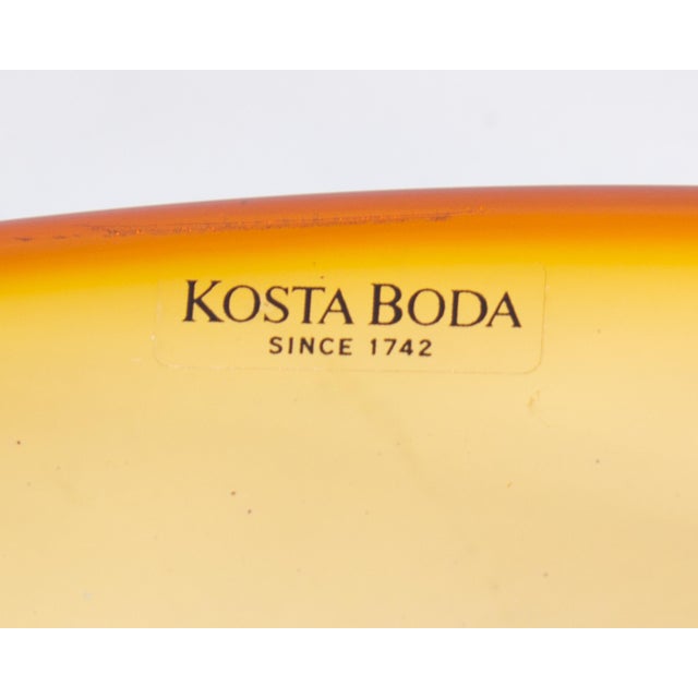 Glass Goran Warff Kosta Boda Centerpeice Bowl For Sale - Image 7 of 8