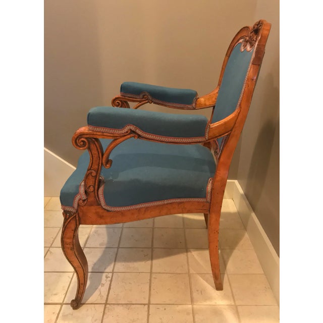 Late 19th Century 19th Century Louis XVI Style Armchair For Sale - Image 5 of 11