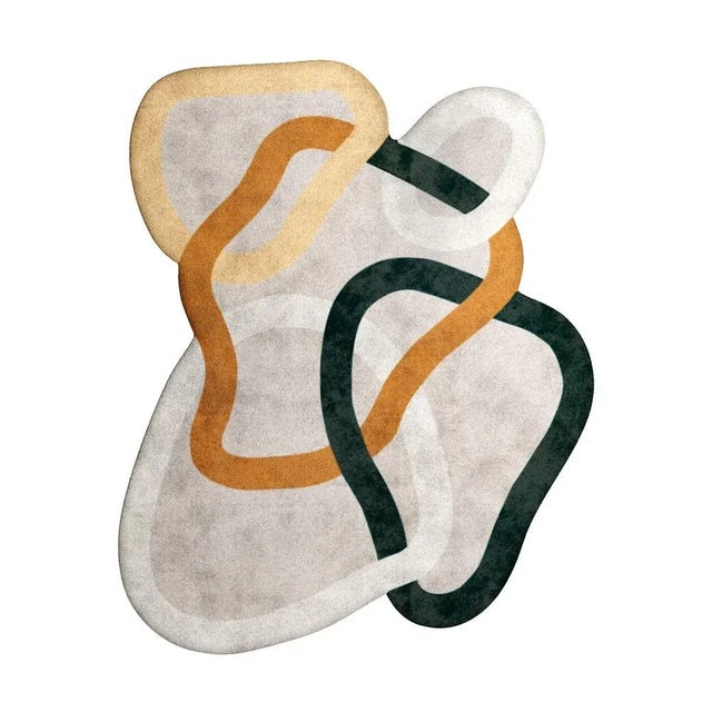 Tapis Shaped 04 Modern Eclectic Rug by TAPIS Studio For Sale - Image 4 of 4