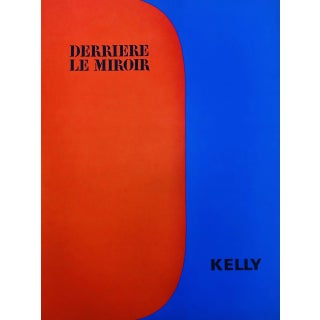 1964 Ellsworth Kelly Original Lithograph Derriere Le Miroir Dm01149 For Sale